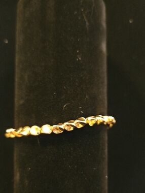 Plunder Gold Twisted Bead  Bracelet